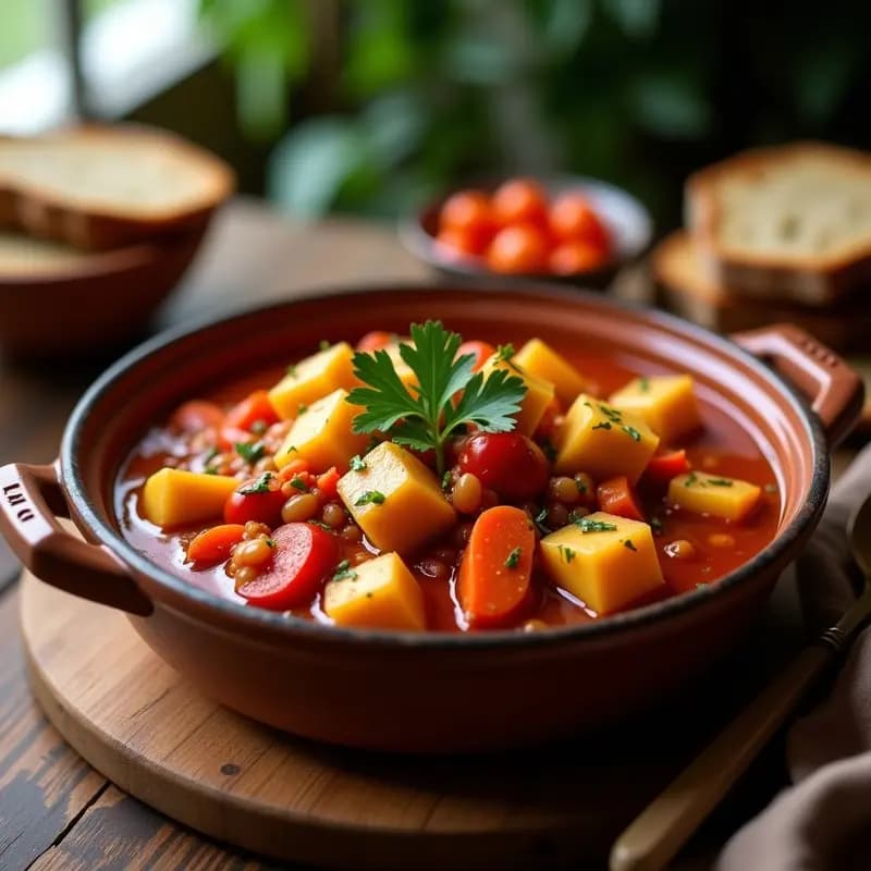 Goulash Húngaro Vegano con Tofu: Receta Reconfortante y Alta en Proteína