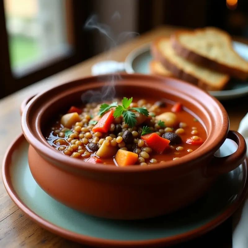 Goulash de Lentejas con Pimentón de la Vera: Estofado Húngaro Vegano y Contundente