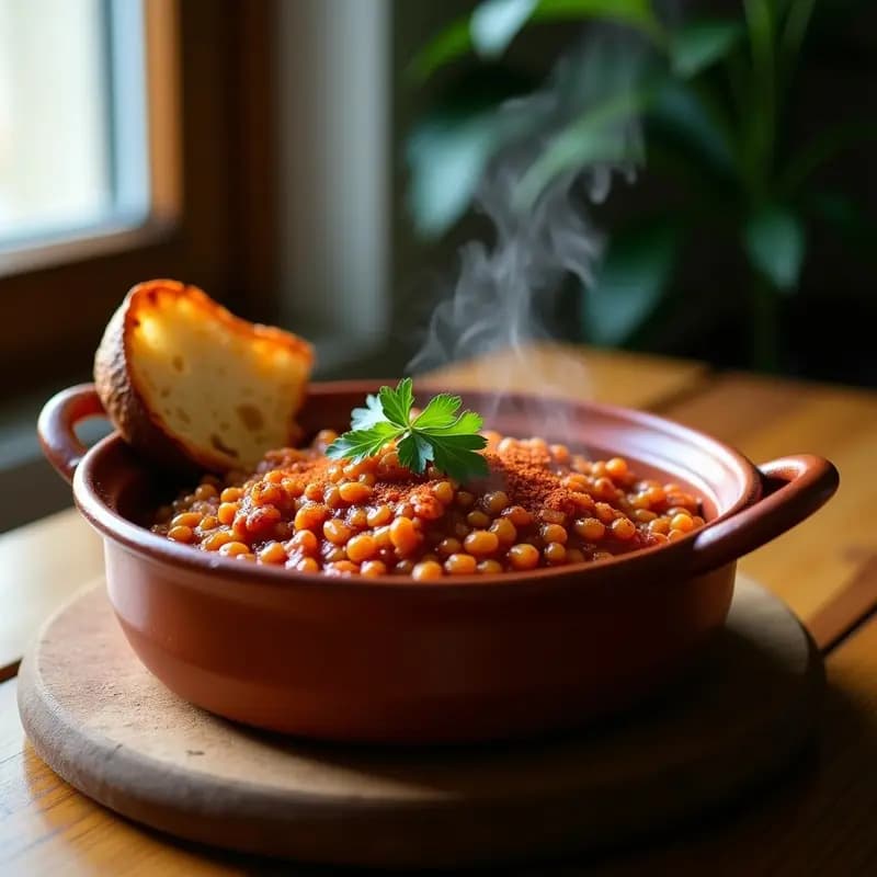 Goulash de Lentejas: Versión Vegana del Clásico Húngaro con Pimentón