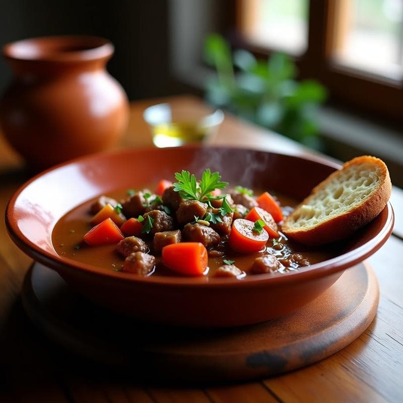 Goulash de Madrid Sin Tomate: Receta en Airfryer con Sabor Tradicional