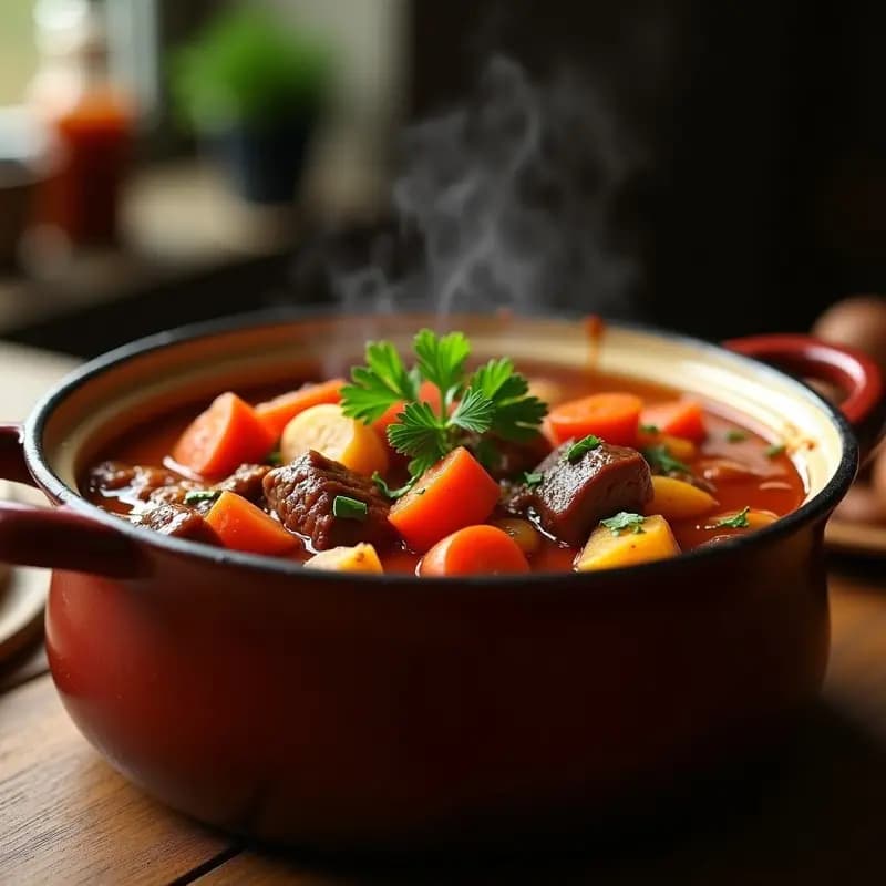 Goulash Magyar: Receta Tradicional Húngara en Olla con Sabor Auténtico