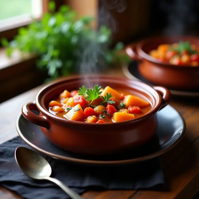 Goulash húngaro con Ñame y Pimentón: Receta Tradicional Vegana y Reconfortante