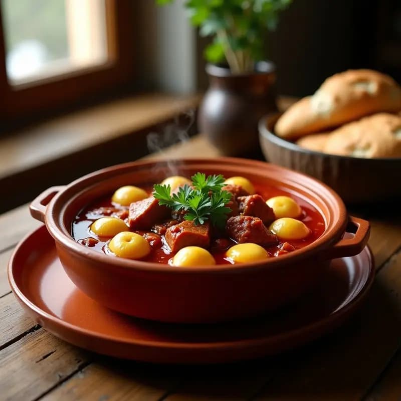 Goulash Rumano de Res con Pimentón y Ñoquis: Receta Caliente para Invierno
