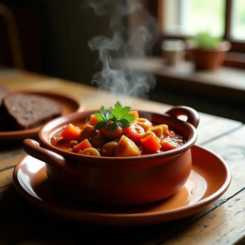 Goulash de Seitan y Pimentón: Receta Húngara Vegana y Alta en Proteína