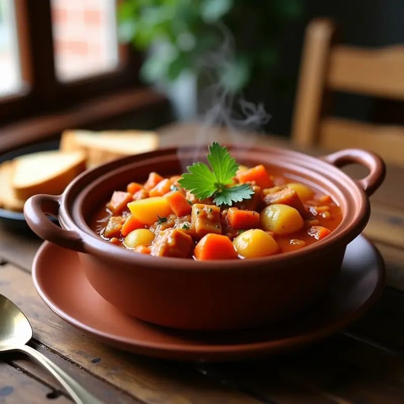 Goulash de Tempeh y Pimentón: Estofado Húngaro Vegano y Alto en Proteína