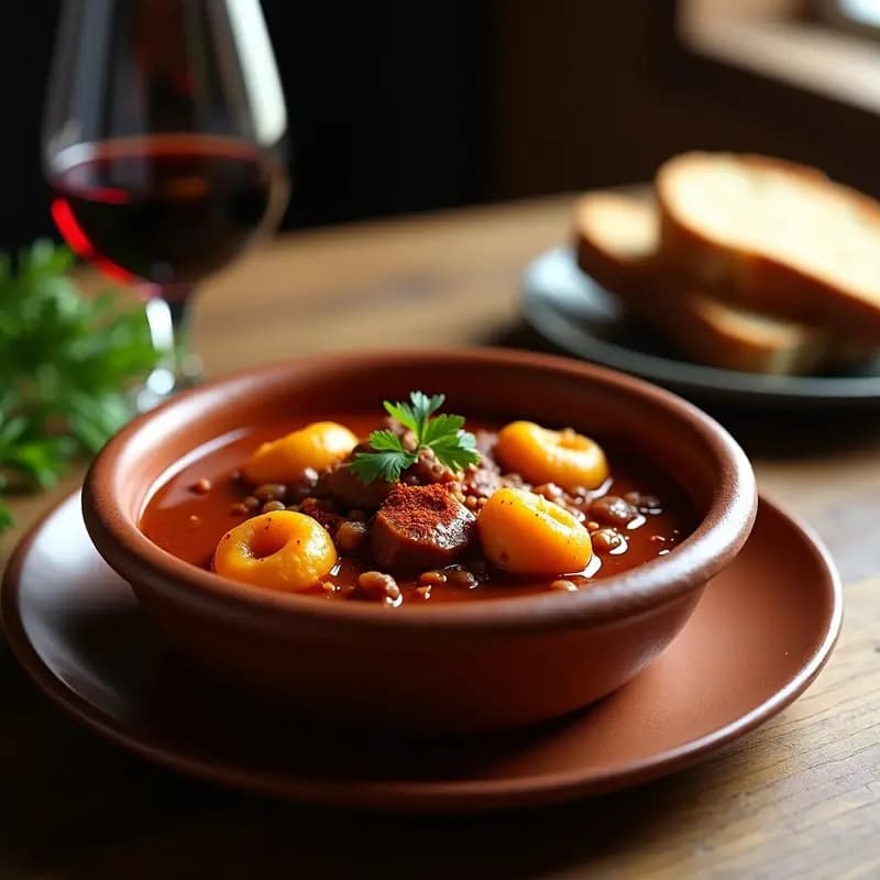 Goulash de Ternera con Ñoquis de Boniato: Receta Húngara Reconfortante en Olla Lenta