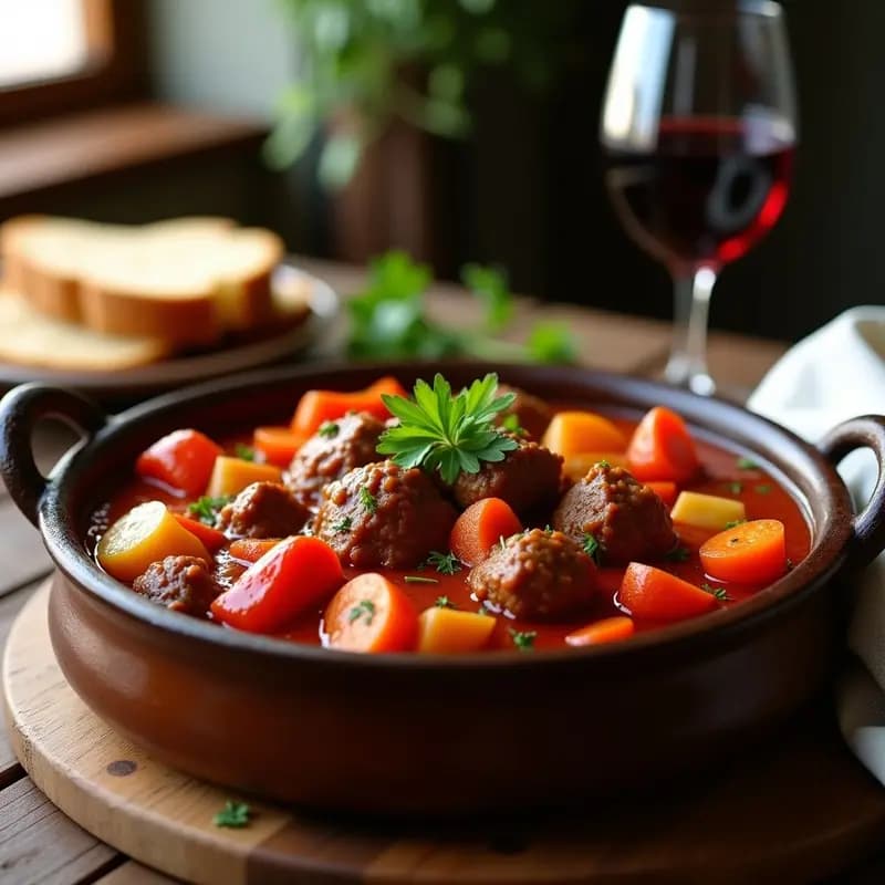 Goulash de Ternera con Pimentón de Hungría: Receta Tradicional en Olla a Presión