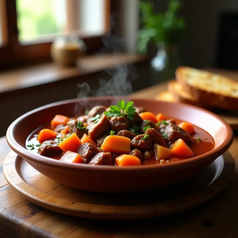 Goulash de Ternera con Pimentón: Estofado Húngaro Espeso y Sabroso en Thermomix