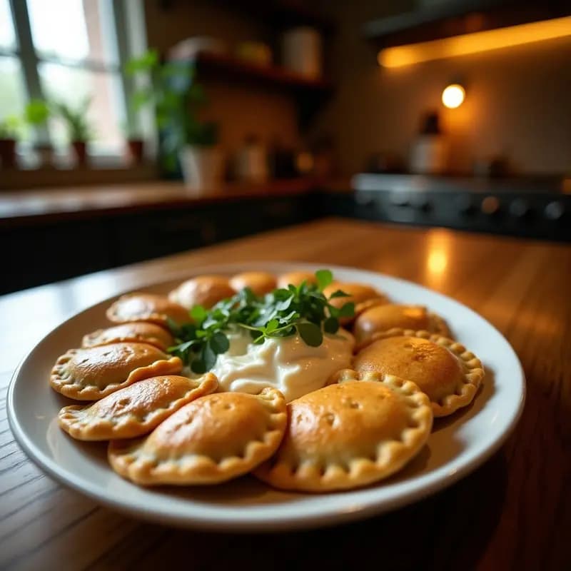 Gozlemas Argentinas de Espinaca y Queso Tybo: Empanadas Fritas de la Patagonia
