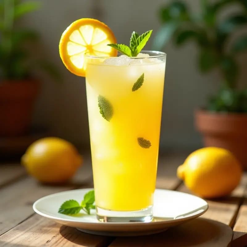 Granizado de Limón Casero: Receta Andaluza Sin Azúcar