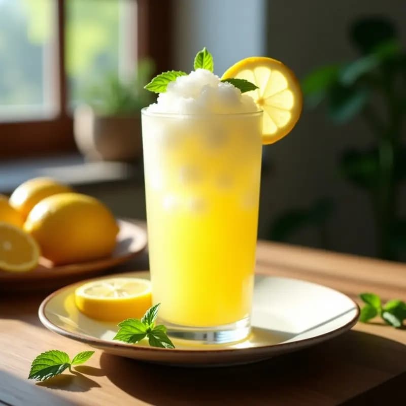 Refresco de Granizado de Limón: Bebida Veraniega en 5 Minutos