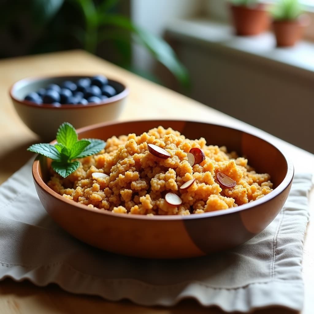 Granola de Semillas de Calabaza y Canela con Sirope de Arce: Desayuno Sin Gluten y Sin Azúcar