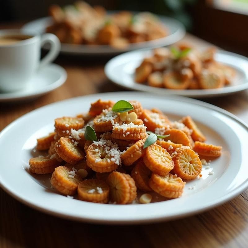 Granola de Coco y Almendras: Desayuno Crujiente y Sin Azúcar en Airfryer