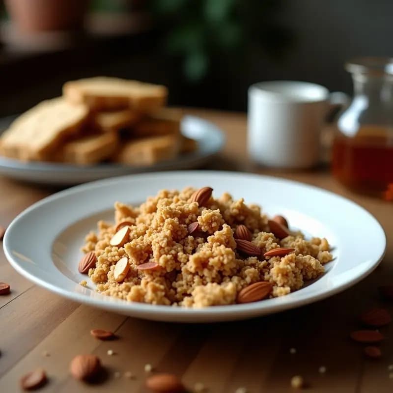 Granola de Coco y Almendras con Especias Chai: Desayuno Indio Alto en Energía