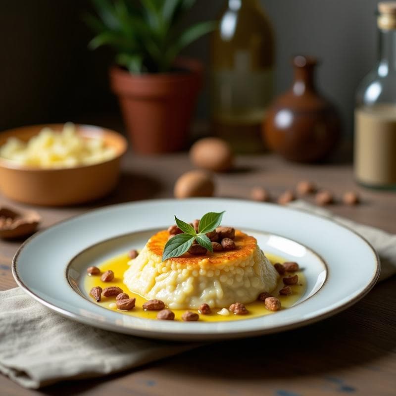Gratinado de Coliflor y Queso Azul con Nueces: Receta Francesa en Airfryer Sin Harina en 20 Minutos