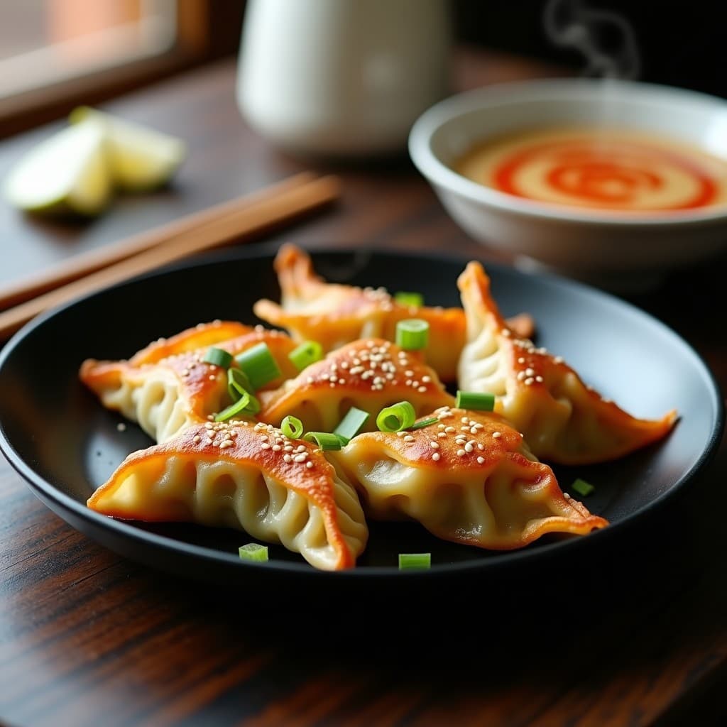 Gyoza de Calabacín y Zanahoria con Salsa de Cacahuete Picante: Receta Vegana al Estilo Chino en Airfryer