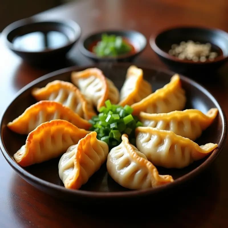 Gyoza Japones de Cerdo y Repollo: Empanadillas al Vapor o Fritas