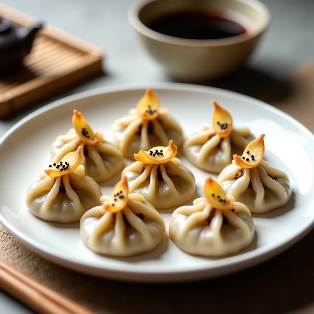 Gyoza de Champiñones Shiitake y Tofu: Empanadillas Japonesas Veganas en Thermomix