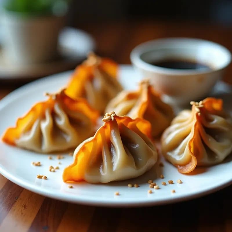 Gyoza de Col Morada y Cerdo: Receta Japonesa con Toque Crujiente en Airfryer