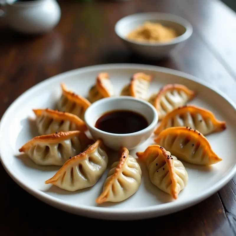 Gyoza de Col Morada y Jengibre: Empanadillas Japonesas Sin Gluten en Sartén