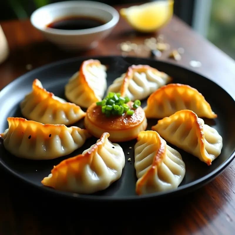 Gyoza de Col Rellena con Tofu y Jengibre: Receta Japonesa en Airfryer y Sin Gluten