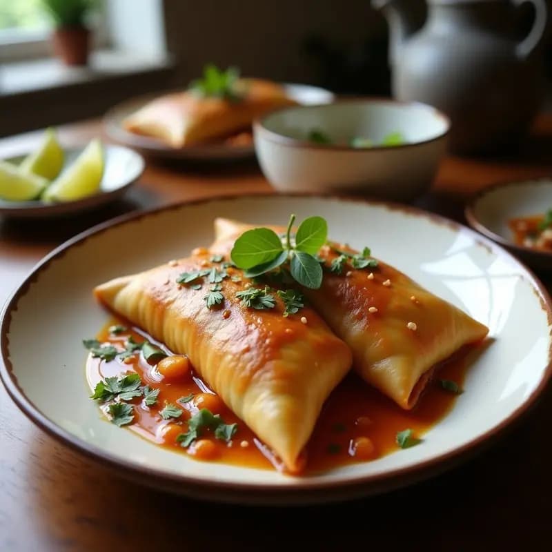 Gyoza de Col Rizada y Shiitake: Empanadillas Japonesas Veganas al Vapor