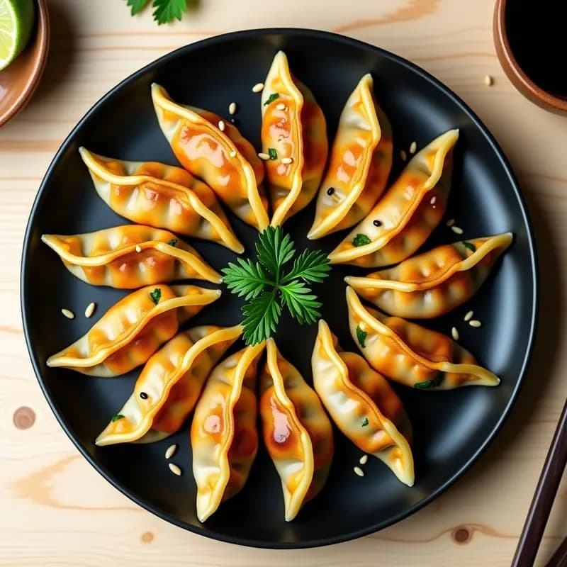 Gyoza Japonesas de Col Rizada y Tofu: Entrante Vegano en Airfryer