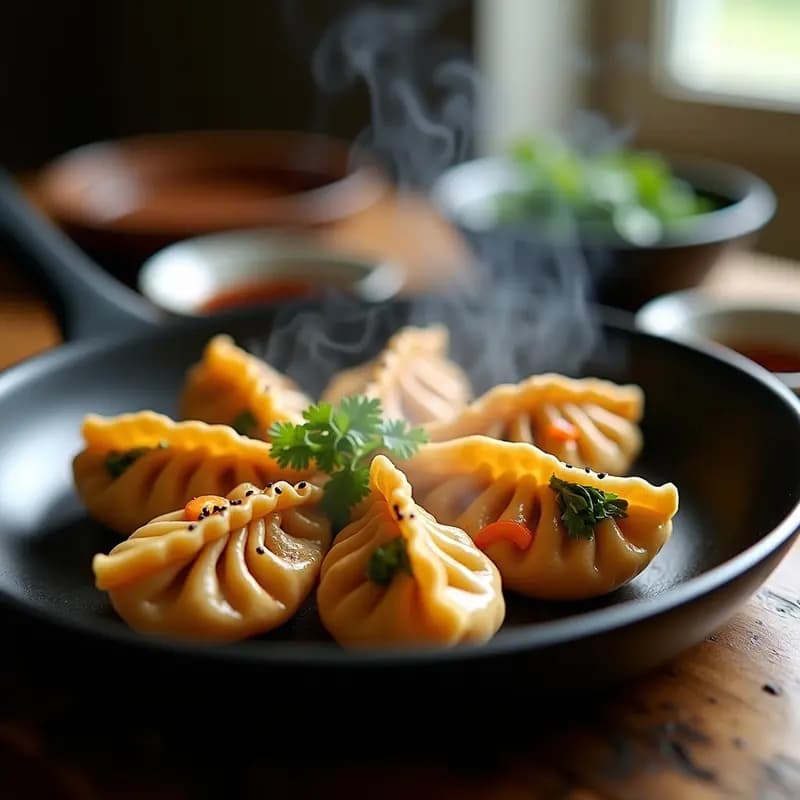 Gyoza de Col Rizada y Zanahoria: Receta Japonesa Crujiente en Sartén Antiadherente