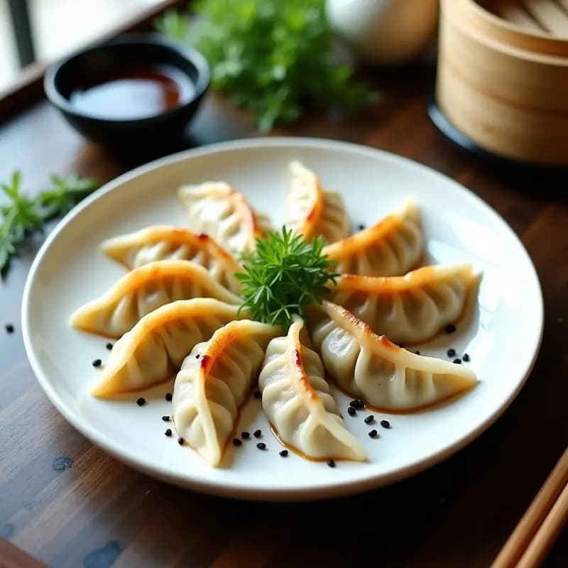 Gyoza Japoneses de Col Rellenos de Tofu y Shiitake: Empanadillas al Vapor Sin Gluten