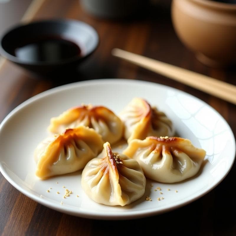 Gyoza de Coliflor y Carne de Búfalo: Receta Japonesa Baja en Carbohidratos