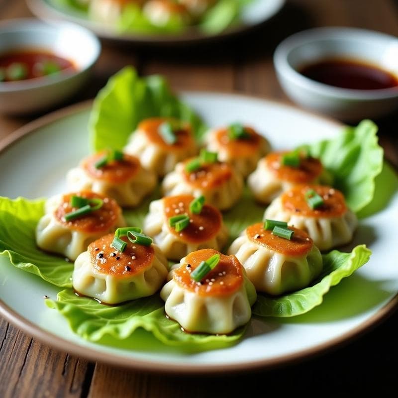 Gyoza de Coliflor y Cerdo al Vapor: Receta China Sin Gluten en Thermomix