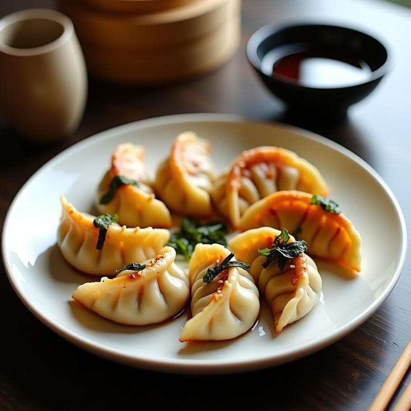 Gyoza de Coliflor y Shitake: Receta Japonesa en Airfryer Sin Gluten y Vegana