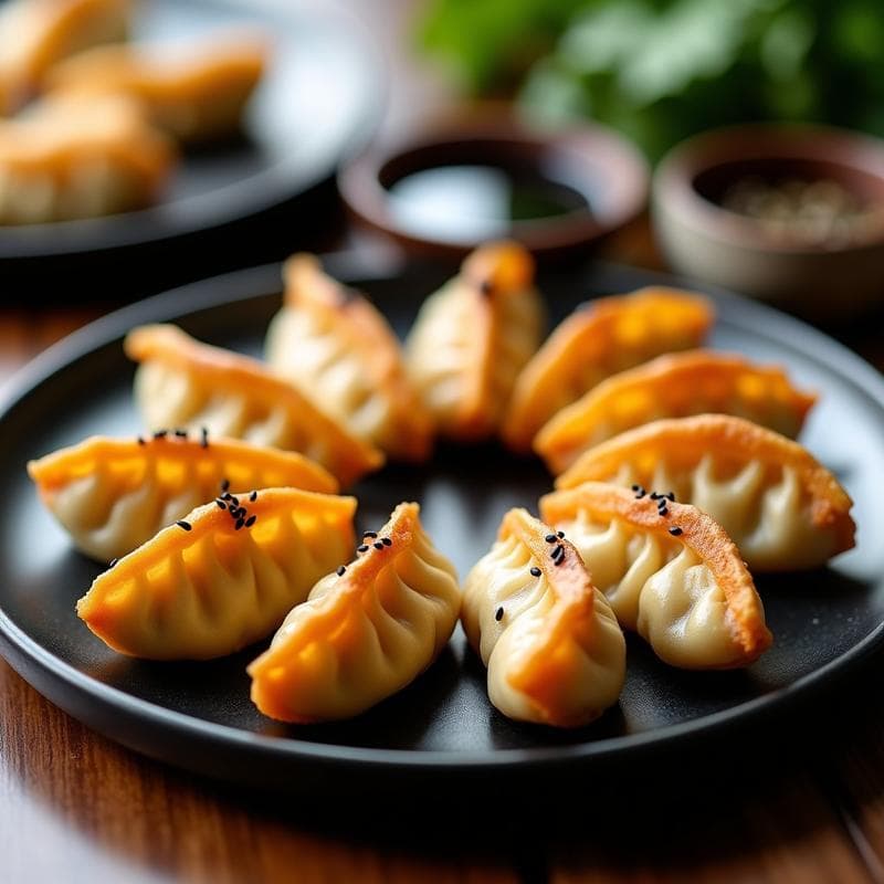 Gyoza de Coliflor y Tofu Ahumado: Receta Japonesa en Airfryer Sin Aceite