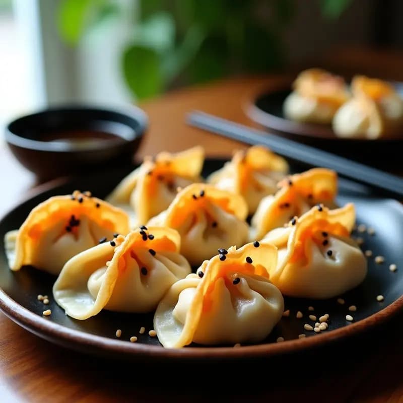 Gyoza de Coliflor y Zanahoria: Empanadillas Japonesas Veganas y Bajas en Carbohidratos