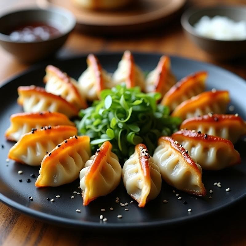 Gyoza de Hongos Shiitake y Tofu Sedoso: Receta en Airfryer Sin Rebozar Alta en Umami