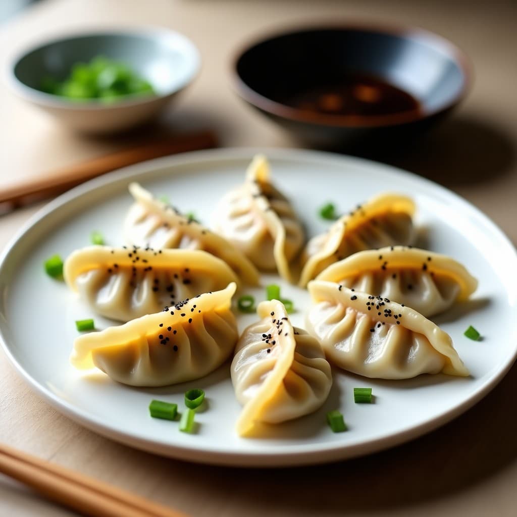 Gyoza de Hongos Shiitake y Tofu Sedoso: Receta Japonesa Vegana en ThermoMix