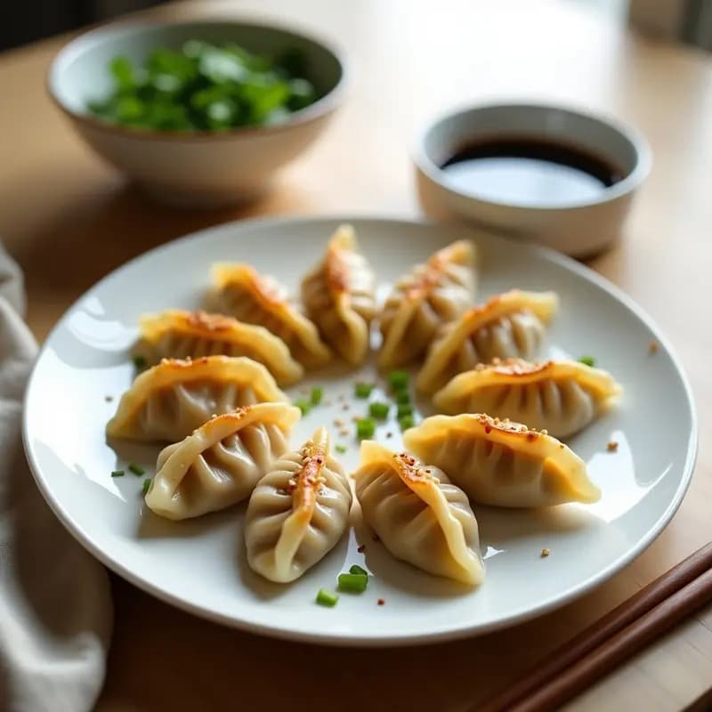Gyoza de Pollo y Jengibre al Vapor: Receta Japonesa Light y Sin Freír