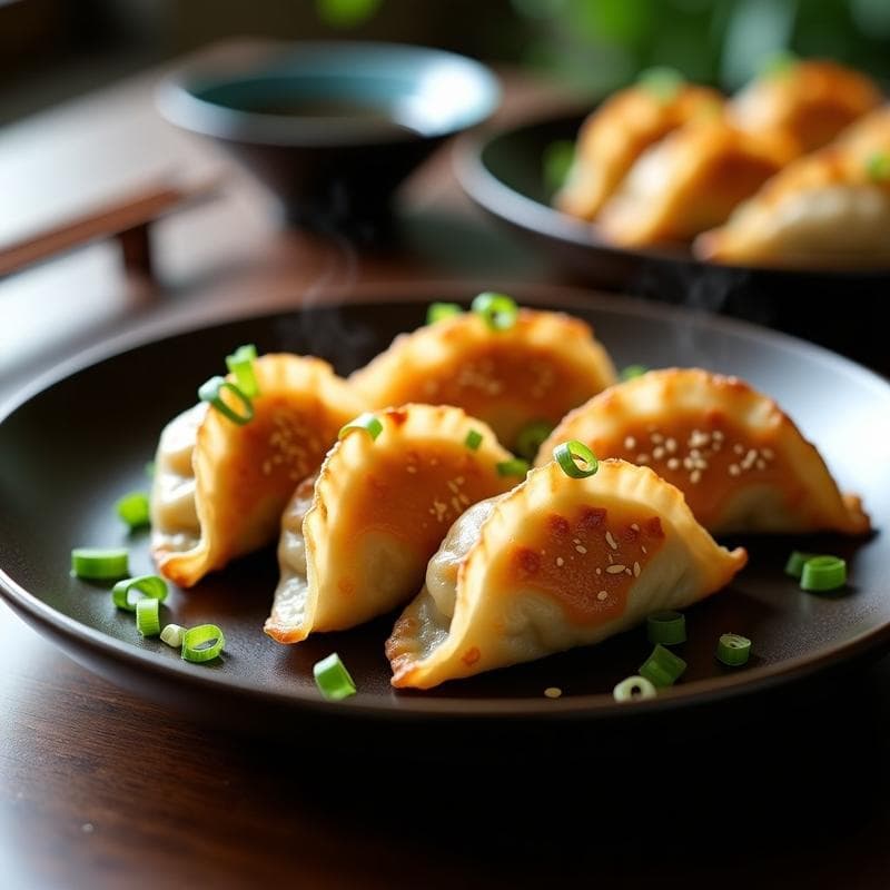Gyoza de Pollo y Kimchi: Receta Japonesa Crujiente en Airfryer Sin Freír en 20 Minutos