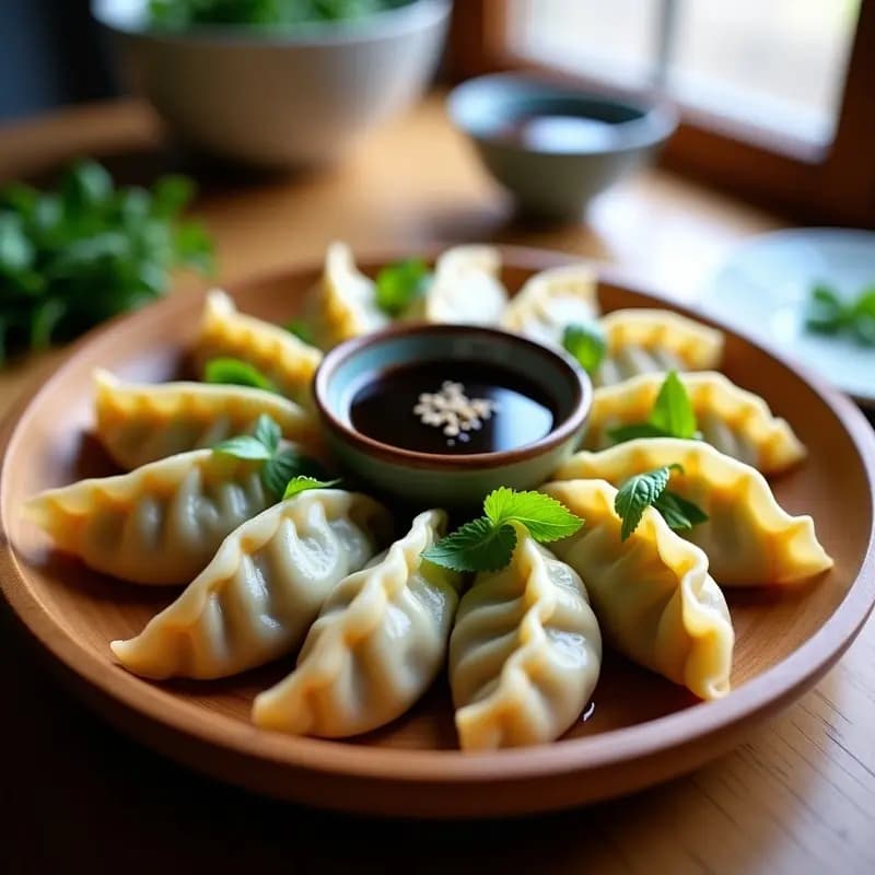 Gyoza Japonesas de Pollo y Reprehuel: Aperitivo al Vapor en Thermomix