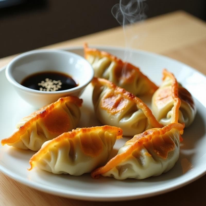 Gyoza de Pollo y Shitake con Envoltorios de Repollo: Receta Japonesa Baja en Carbohidratos en Airfryer