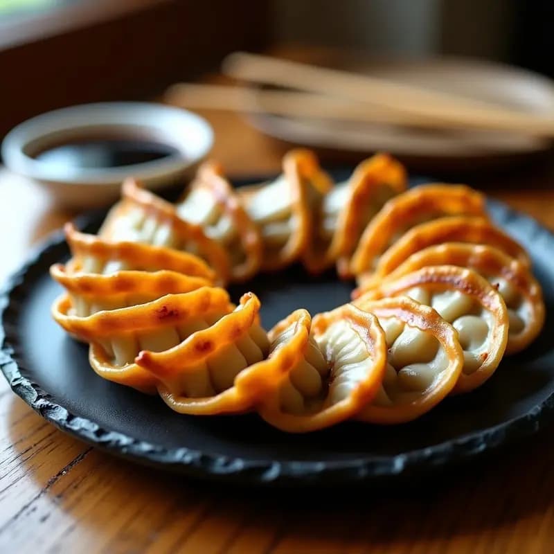 Gyoza de Champiñones Portobello y Kimchi: Receta Corea-Japonesa Keto en Airfryer