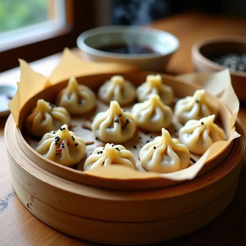 Gyoza Japonesa de Shimiji y Tofu: Empanadillas al Vapor Veganas y Sin Gluten