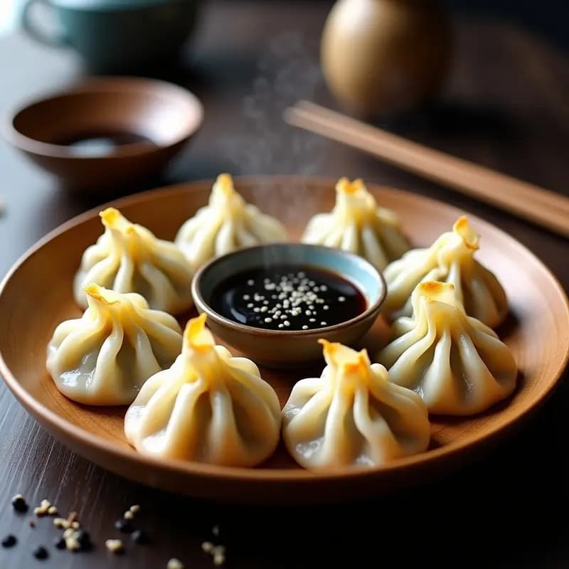 Gyoza al Vapor con Relleno de Ternera y Repollo: Dumplings Japoneses en 20 Minutos