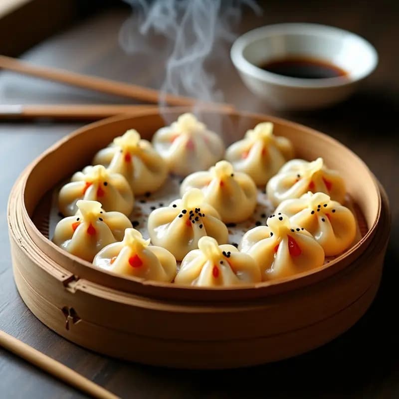 Gyoza al Vapor con Relleno de Tofu y Kimchi: Receta Japonesa Vegana y Picante