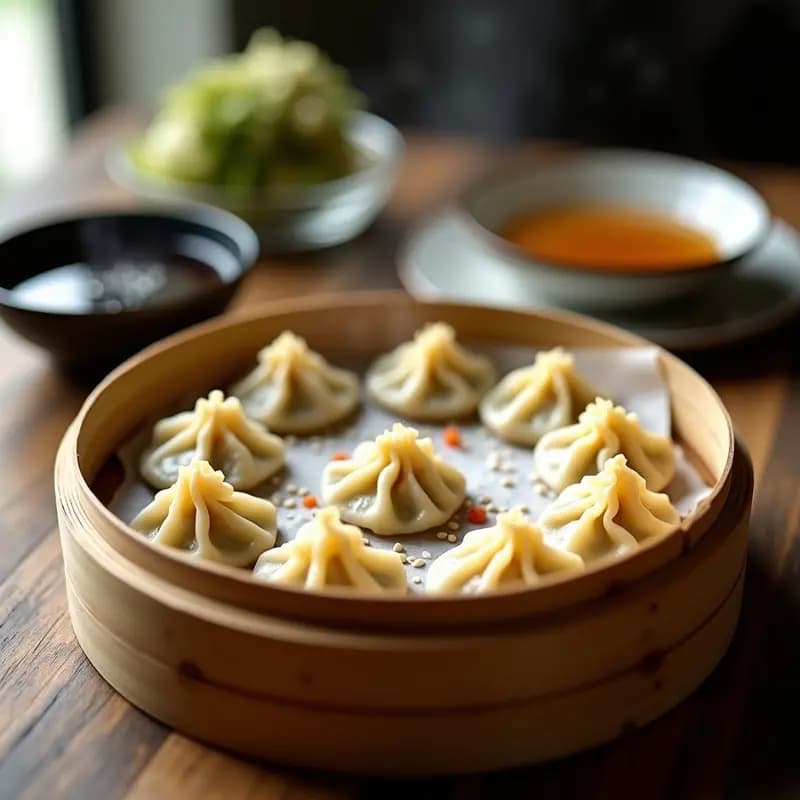 Gyoza Japonesas Rellenas de Col y Champiñones: Aperitivo al Vapor Sin Carne en 15 Min