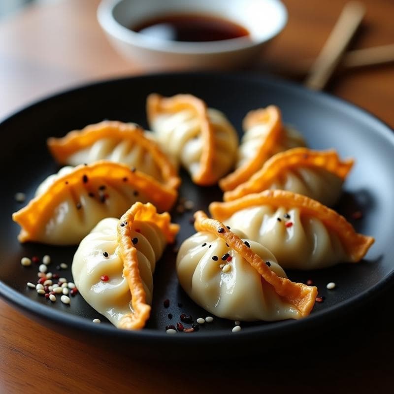 Gyoza Veganas de Col y Shitake: Receta Japonesa en Airfryer Sin Freír