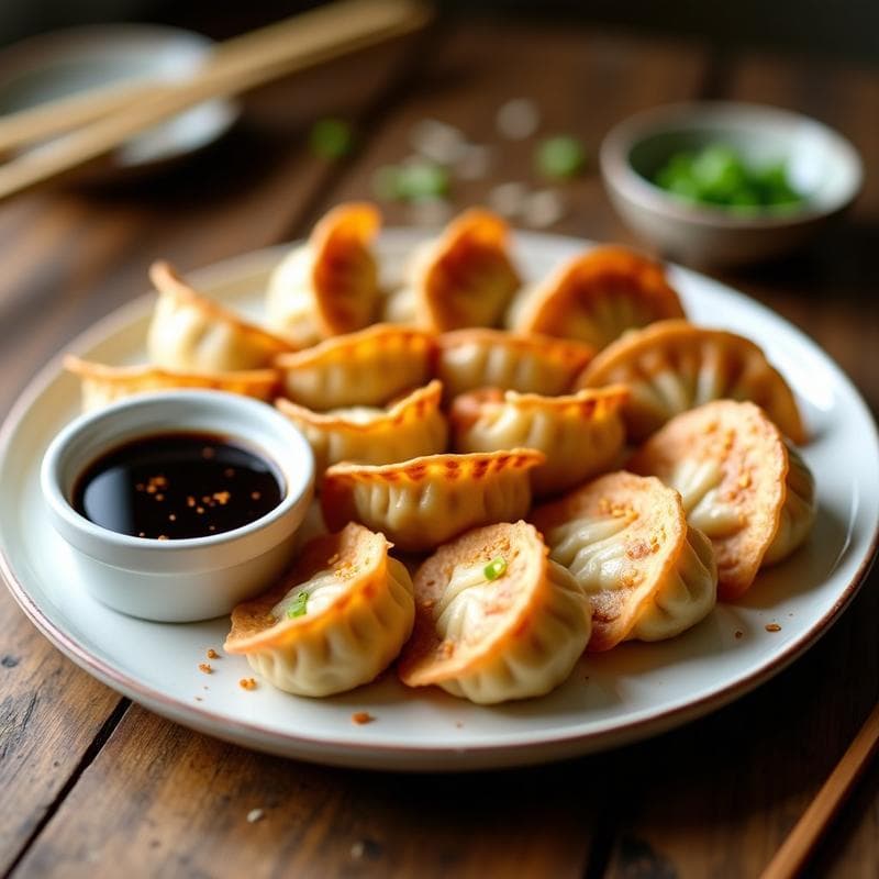 Gyoza Veganas Crujientes: Receta en Airfryer con Sabor Umami en 20 Minutos