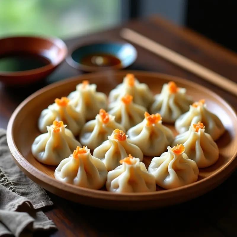 Gyozas de Col y Zanahoria al Vapor: Entrante Japonés Vegano y Sin Gluten