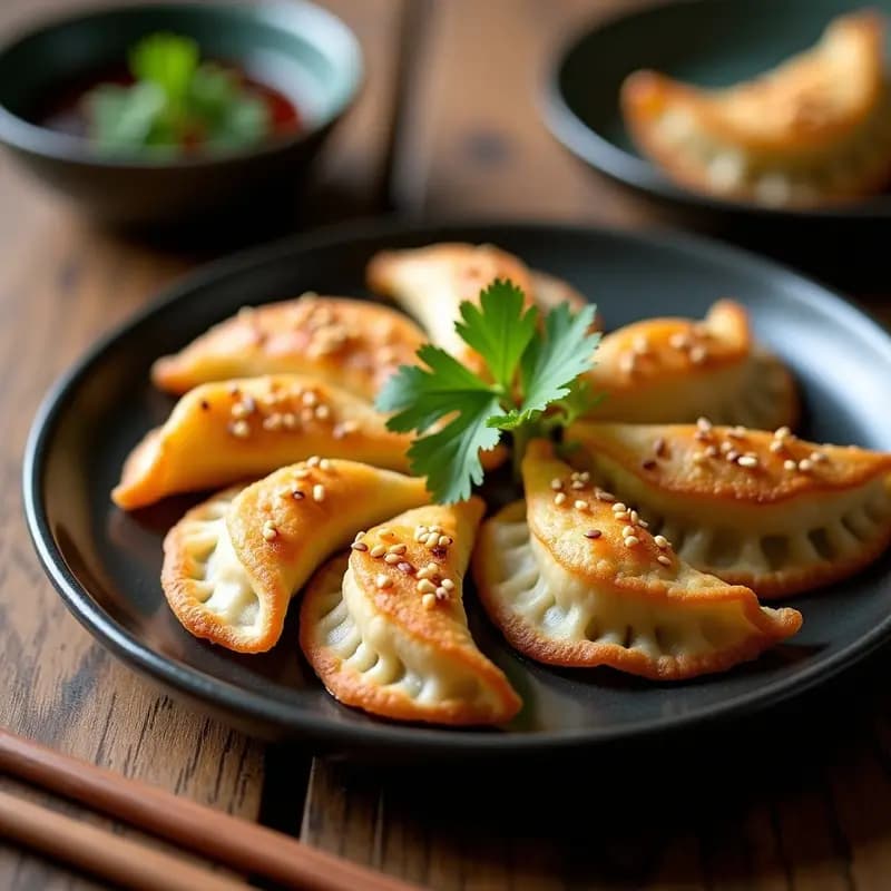 Gyozas de Coliflor y Champiñones: Entrante Japonés Keto en Airfryer