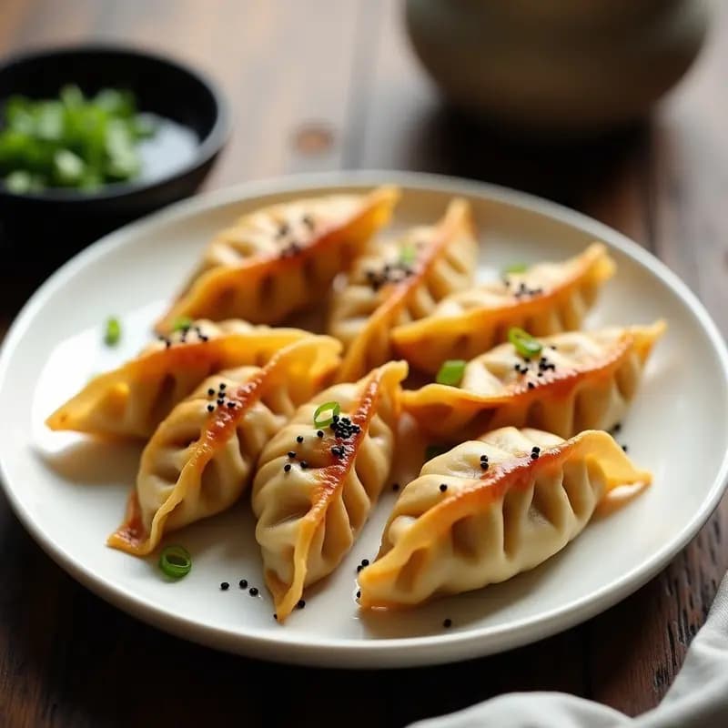 Gyozas de Coliflor y Jengibre: Dumplings Japoneses Low-Carb en Airfryer